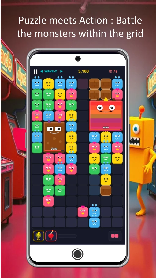 Block Monsters Hunter Game screenshot