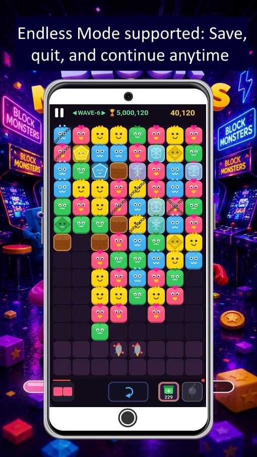 Block Monsters Hunter Game screenshot