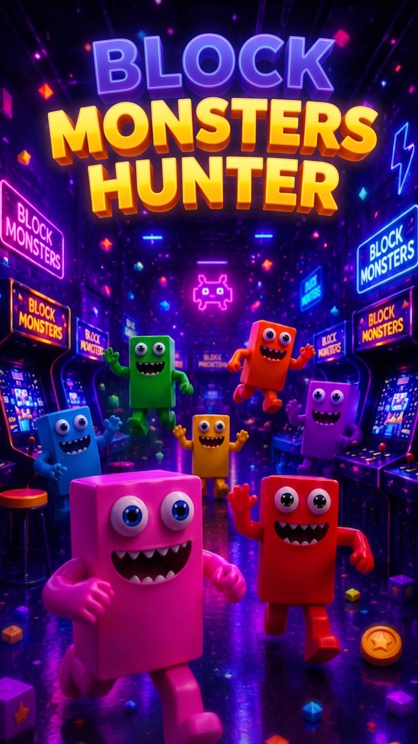 Block Monsters Hunter Game screenshot